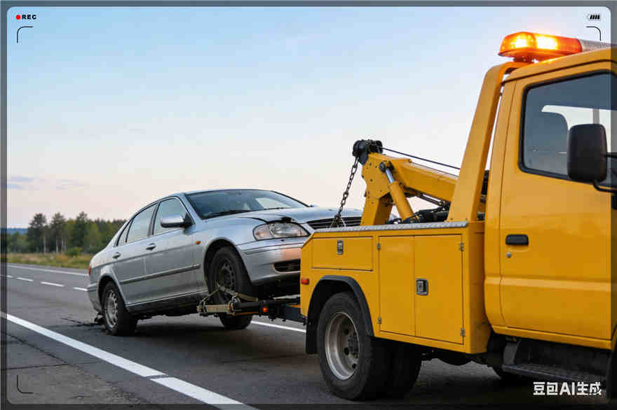 昭化区拖车救援电话【案例】